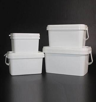 长方形白桶组合